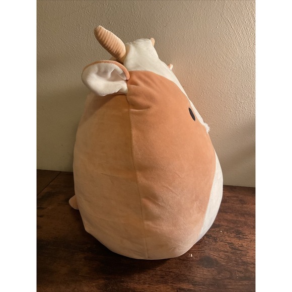 New Squishmallows Grant Goat 14" Brown Stuffed Animal Plush Toy Kellytoy - Picture 2 of 8